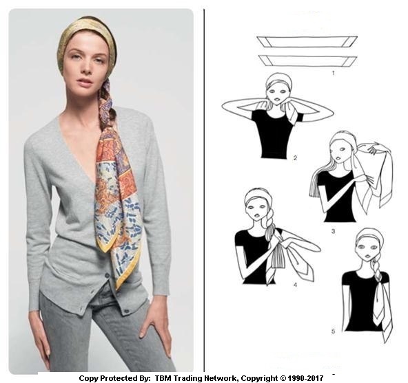 How to Knot a Neck
                            Scarf 21 Different Ways